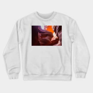 Lady In The Wind - Lower Antelope Canyon Crewneck Sweatshirt